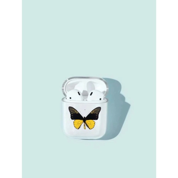 SHEIN Accessories - Black & Yellow Butterfly AirPods Case🦋